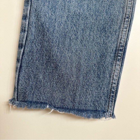 Ba&sh Evan Raw Hem Cropped Jeans Size 1 / Small - Picture 6 of 13